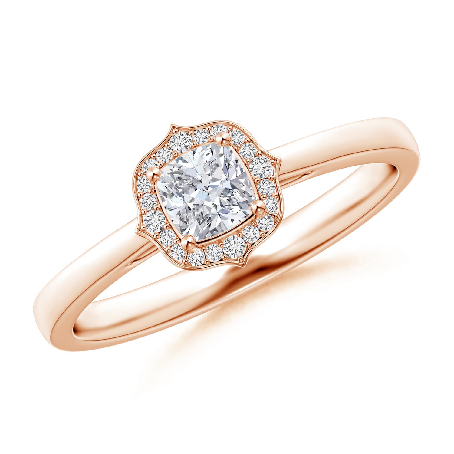 H, SI2 / 0.34 CT / 14 KT Rose Gold