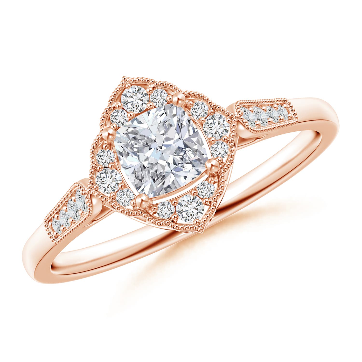 H, SI2 / 0.5 CT / 14 KT Rose Gold