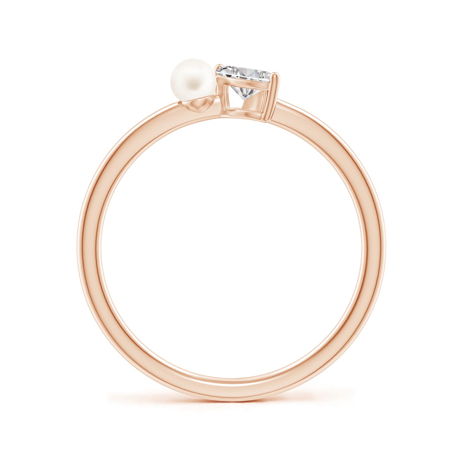 AA / 0.5 CT / 14 KT Rose Gold