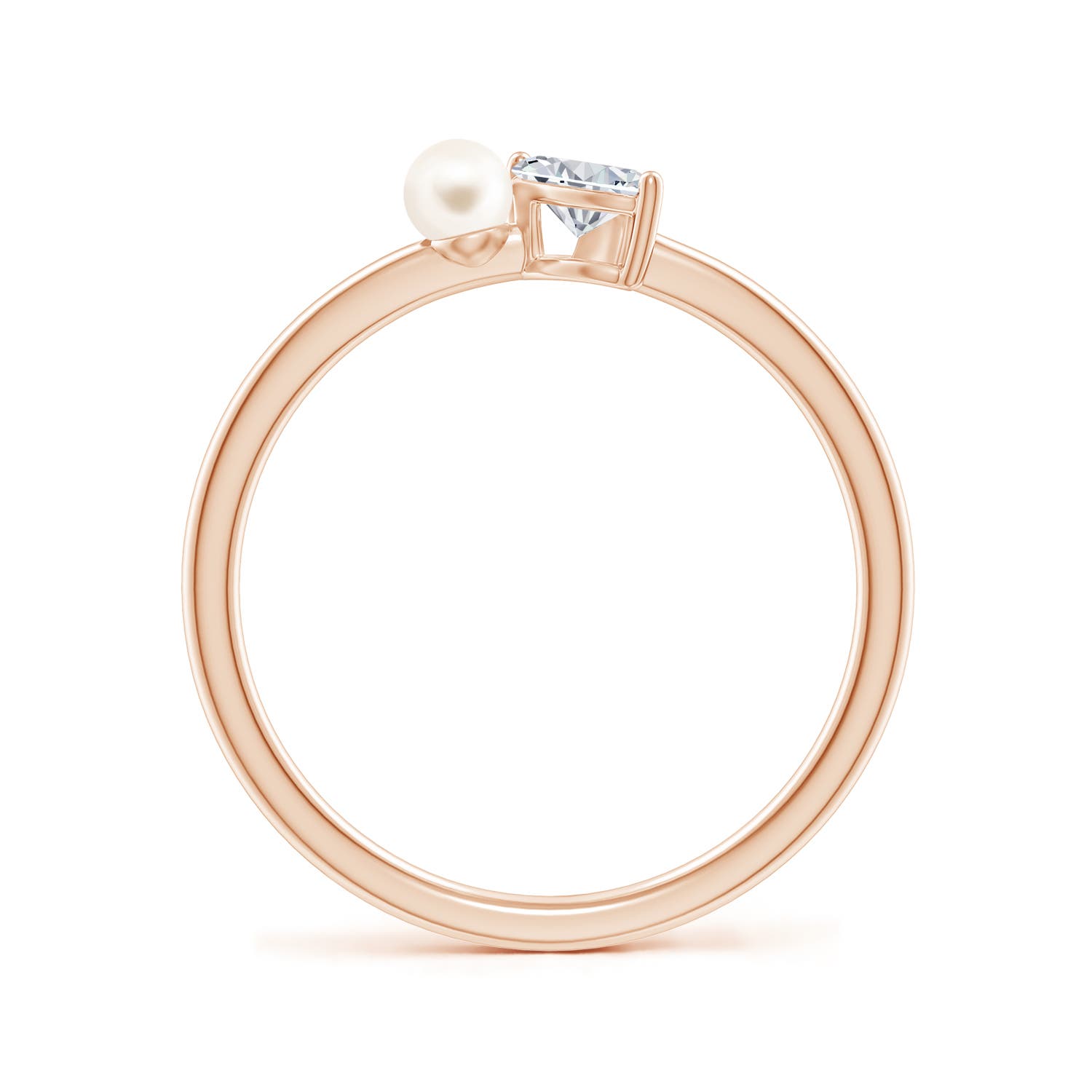 AAA / 0.5 CT / 14 KT Rose Gold