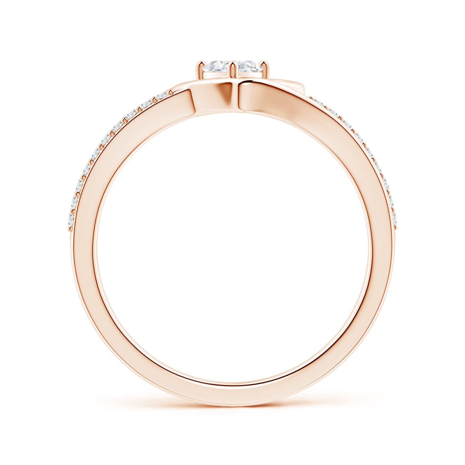 G, VS2 / 0.32 CT / 14 KT Rose Gold