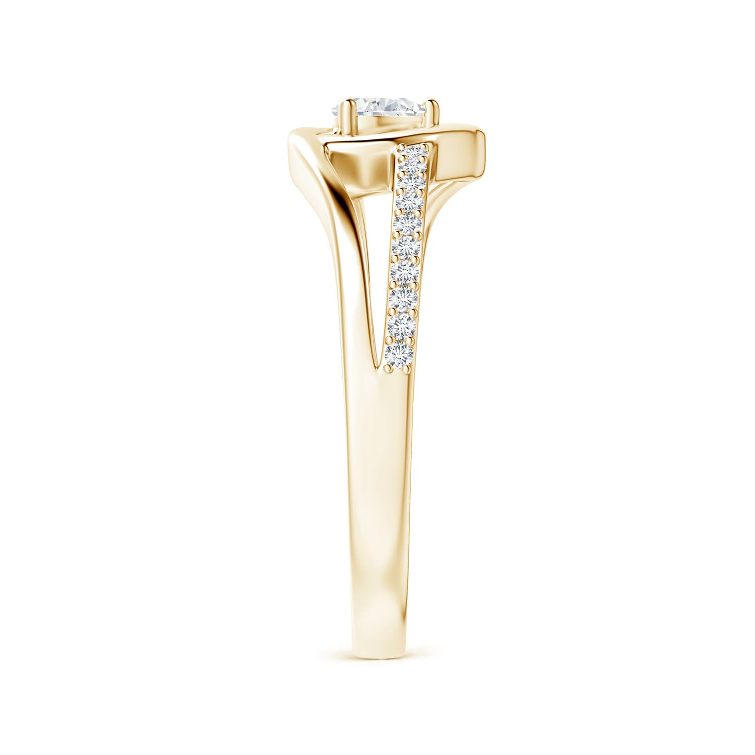 G, VS2 / 0.32 CT / 14 KT Yellow Gold