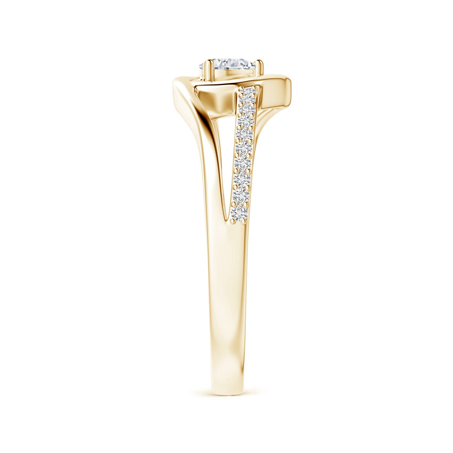 H, SI2 / 0.32 CT / 14 KT Yellow Gold