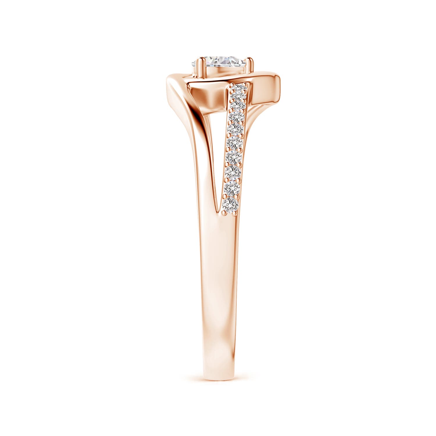 I-J, I1-I2 / 0.32 CT / 14 KT Rose Gold