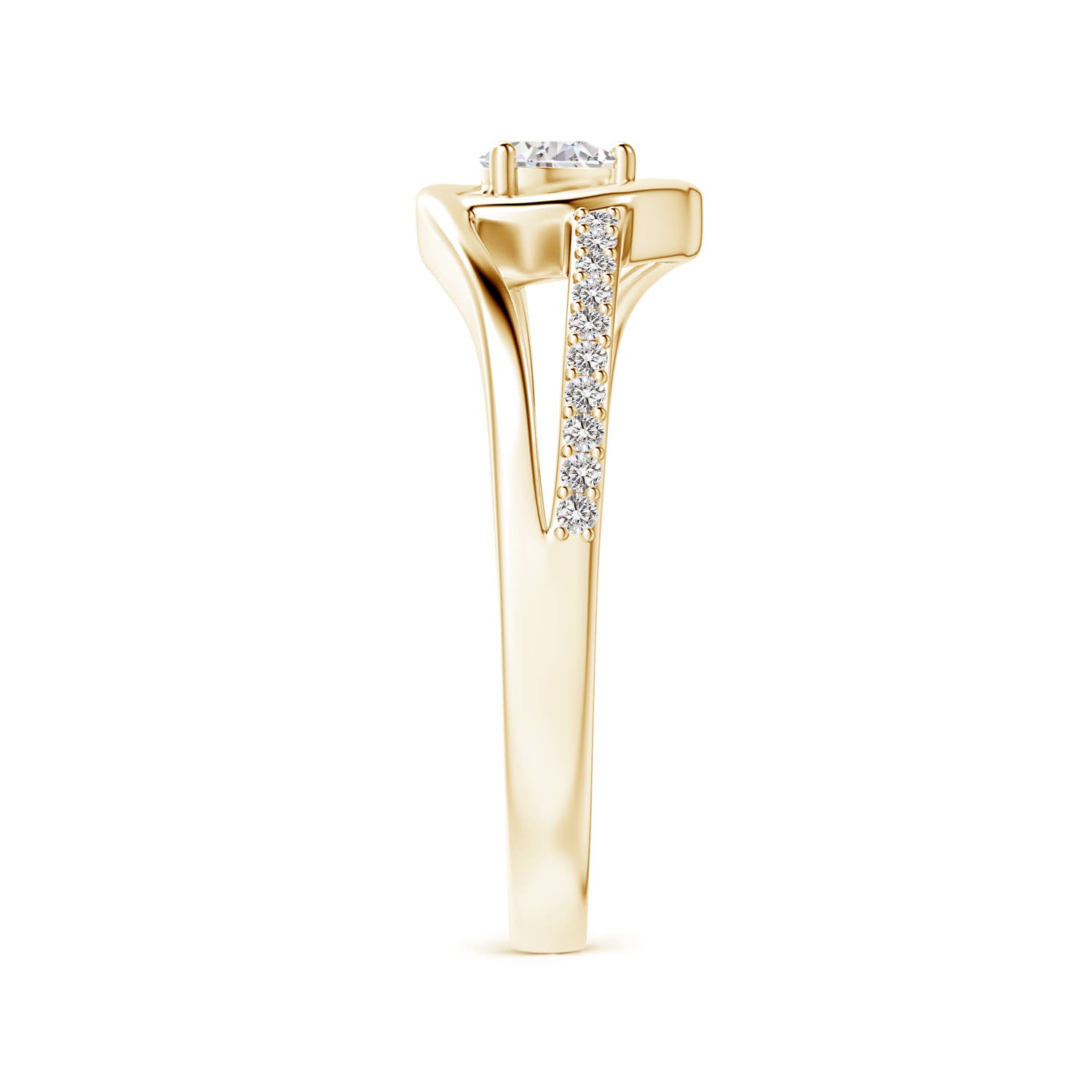 I-J, I1-I2 / 0.32 CT / 14 KT Yellow Gold