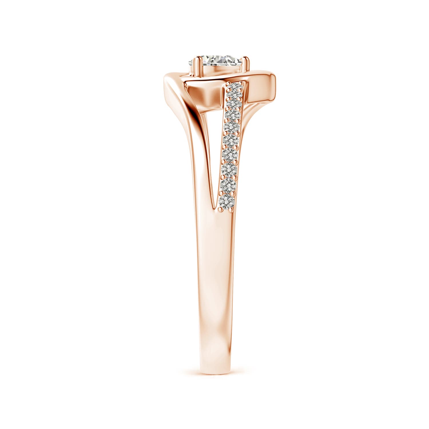 K, I3 / 0.32 CT / 14 KT Rose Gold