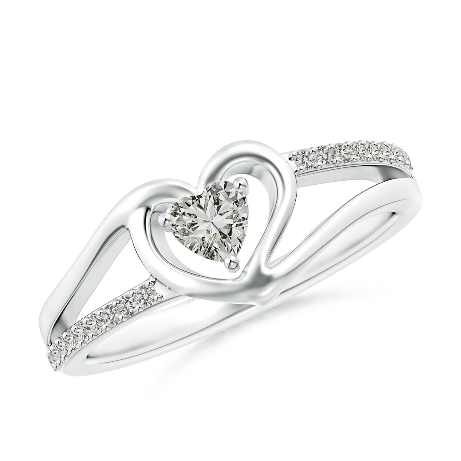 K, I3 / 0.32 CT / 14 KT White Gold