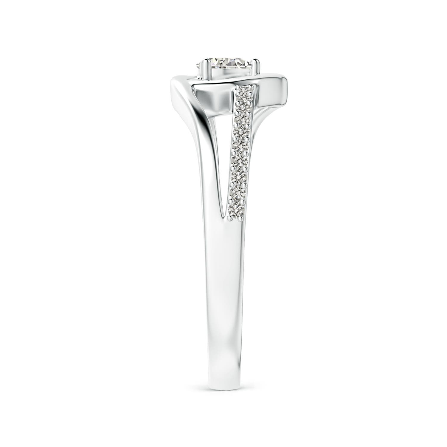 K, I3 / 0.32 CT / 14 KT White Gold