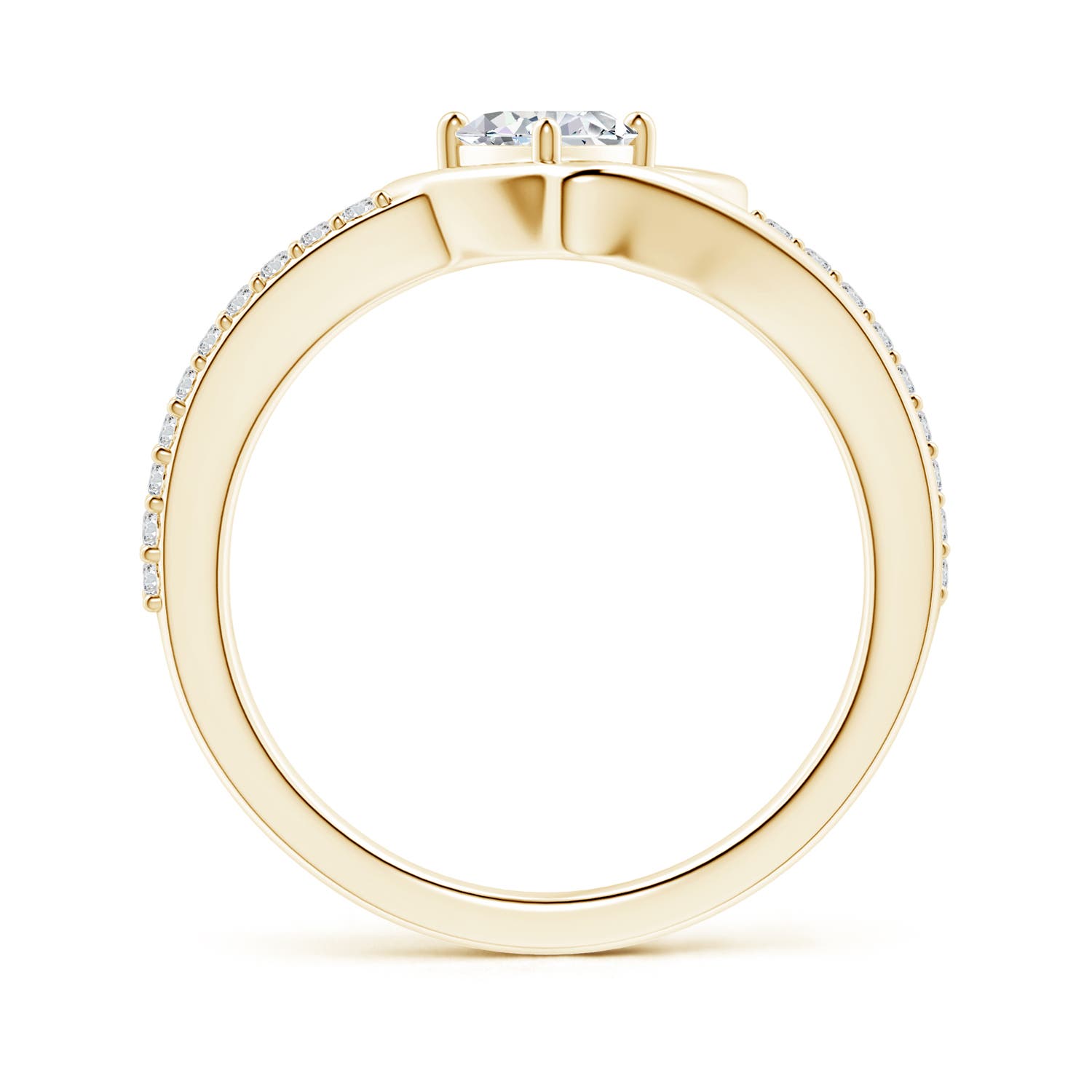 H, SI2 / 0.61 CT / 14 KT Yellow Gold