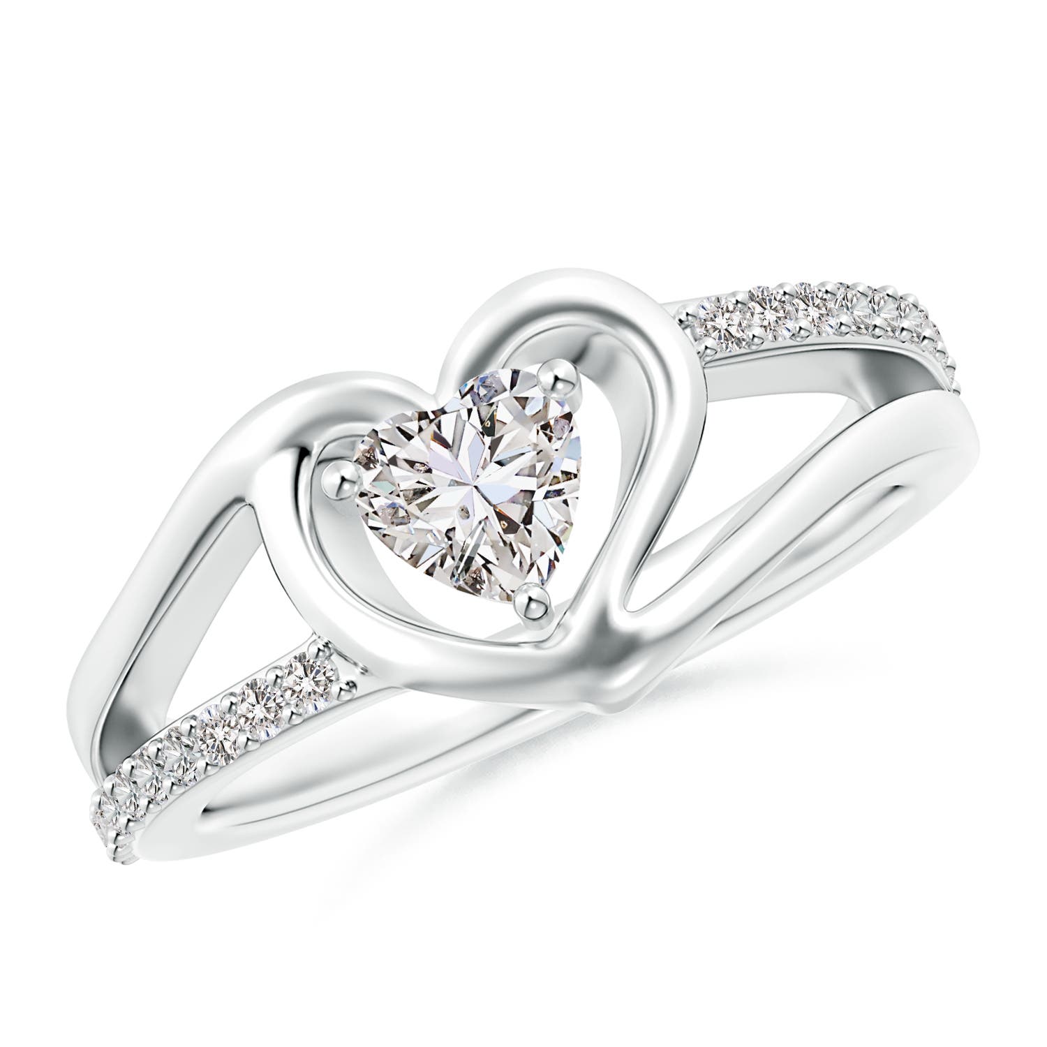 I-J, I1-I2 / 0.61 CT / 14 KT White Gold