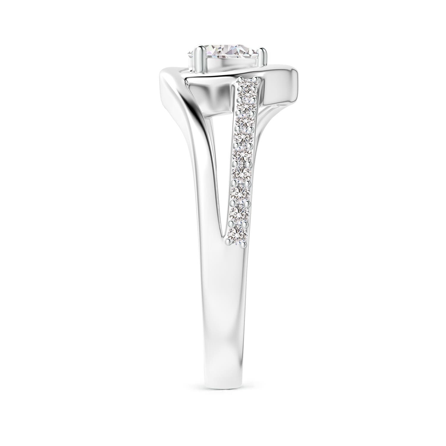 I-J, I1-I2 / 0.61 CT / 14 KT White Gold