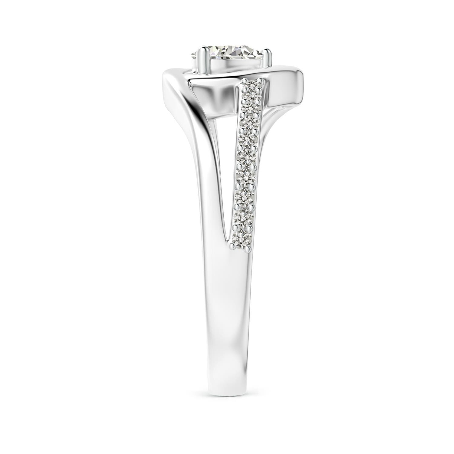 K, I3 / 0.61 CT / 14 KT White Gold