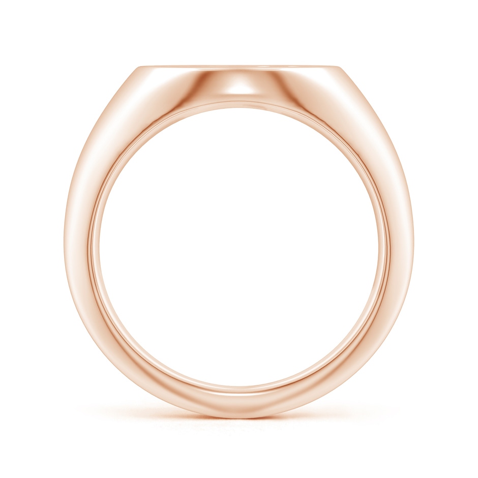 0.9mm GVS2 Diamond Cancer Zodiac Sign Signet Ring in Rose Gold side-1