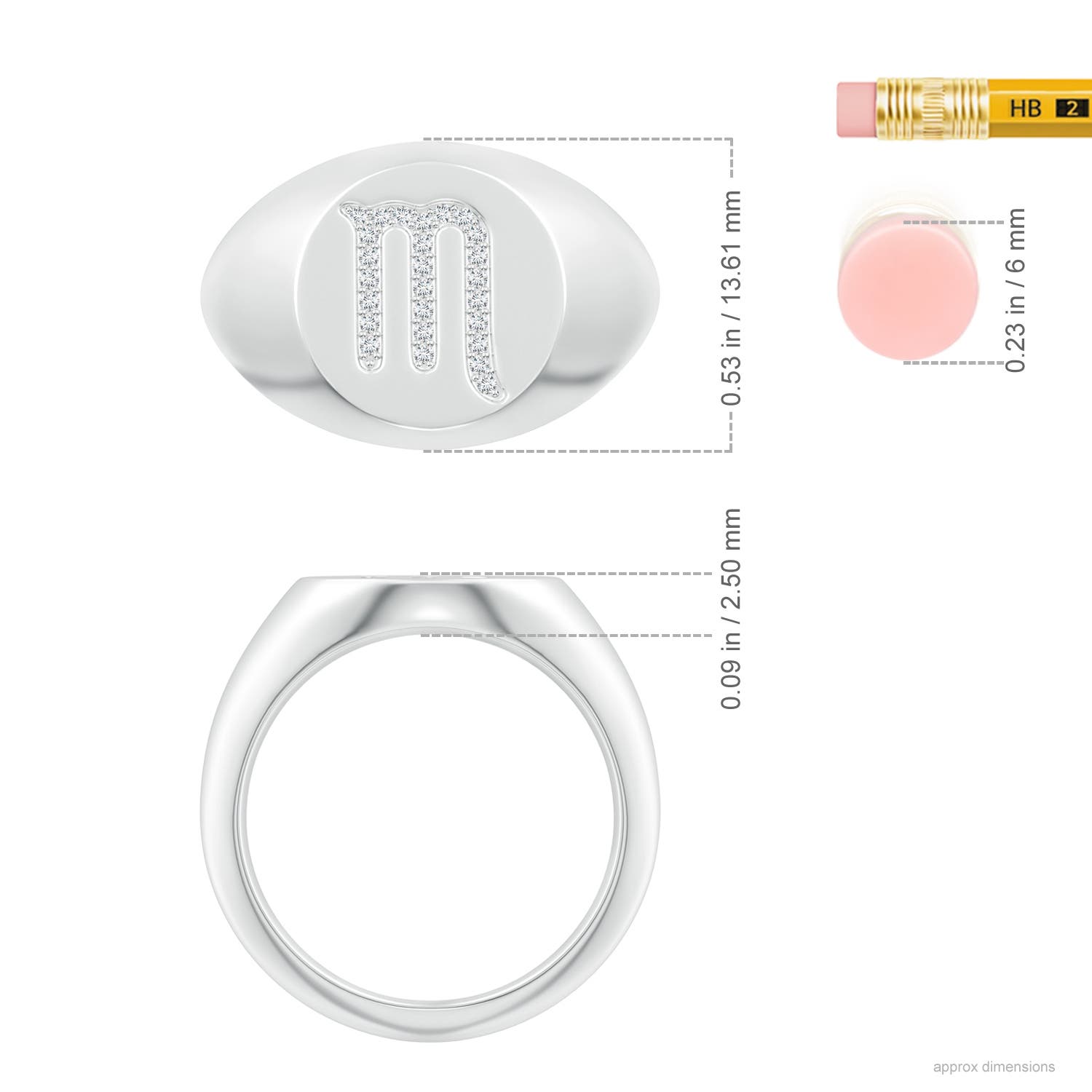 G, VS2 / 0.08 CT / 14 KT White Gold