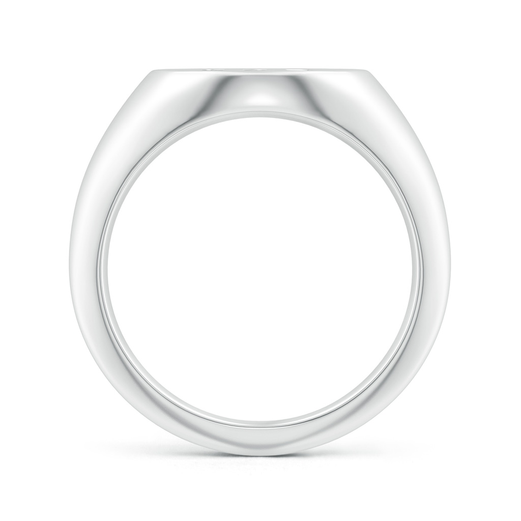 0.8mm HSI2 Diamond Scorpio Zodiac Sign Signet Ring in White Gold - side_1