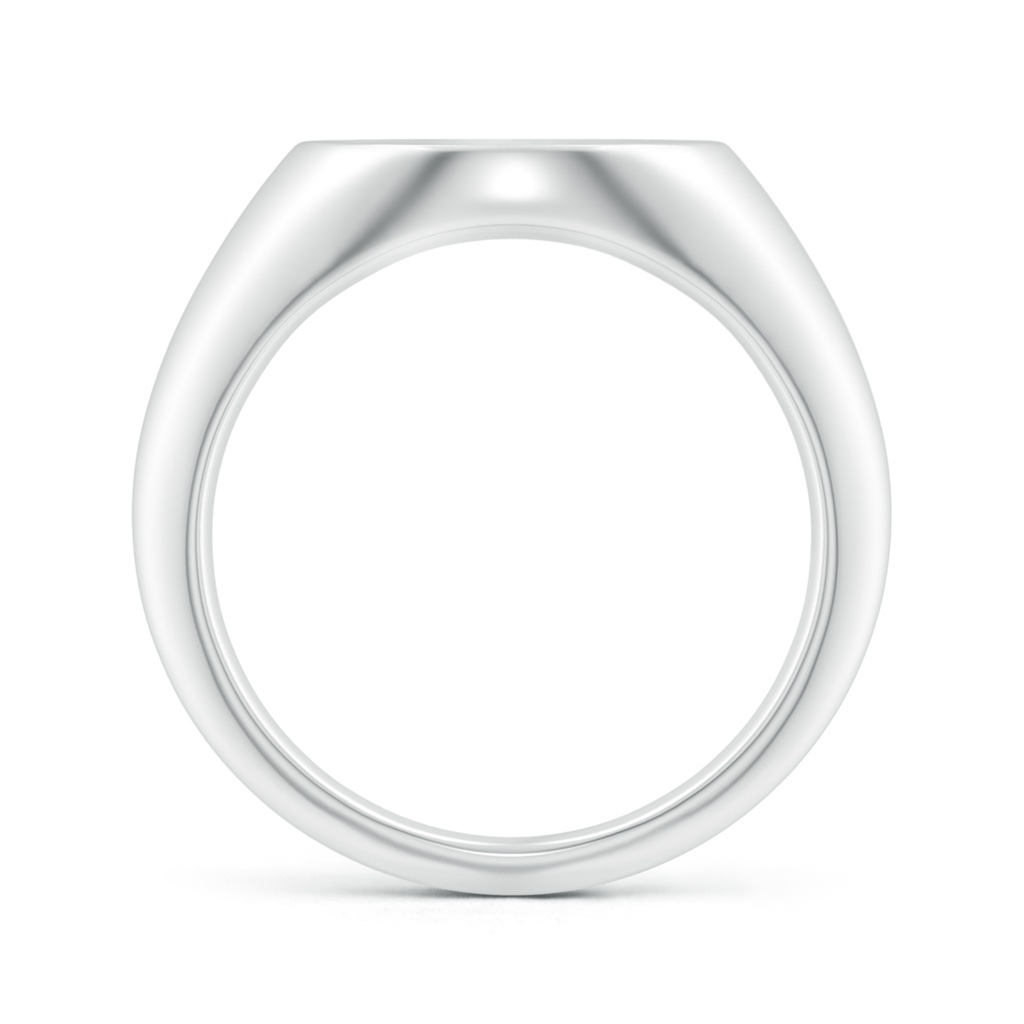 0.9mm HSI2 Diamond Libra Zodiac Sign Signet Ring in White Gold - side_1