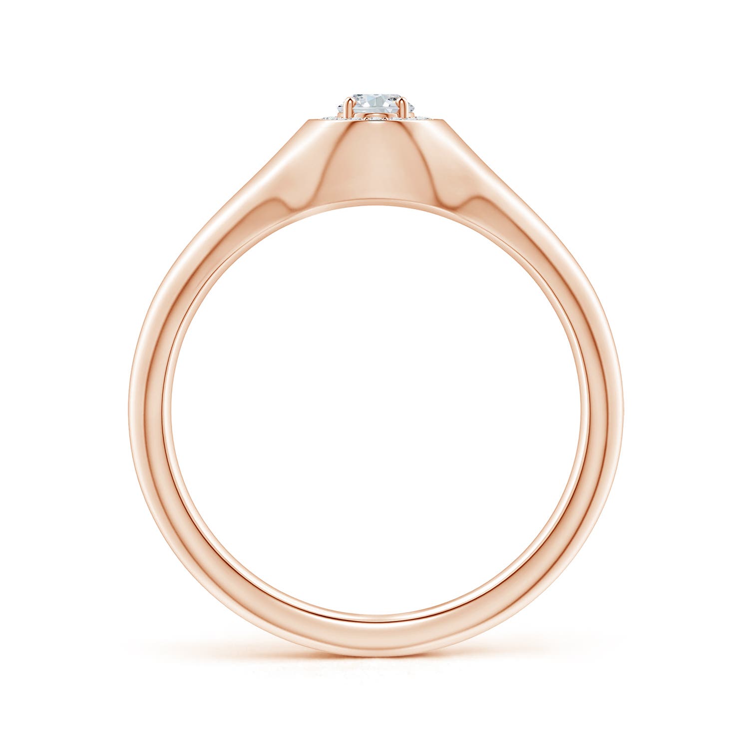 G, VS2 / 0.26 CT / 14 KT Rose Gold