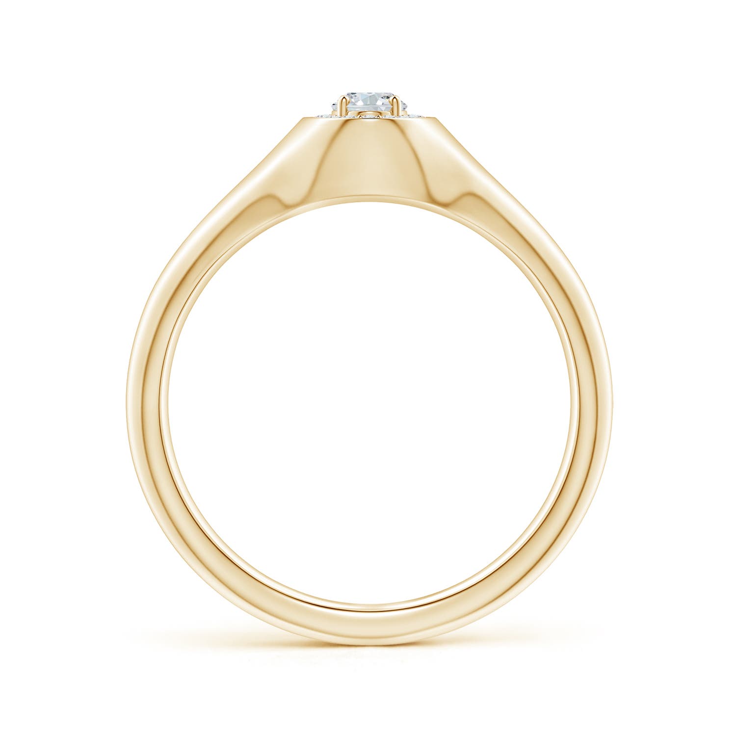 G, VS2 / 0.26 CT / 14 KT Yellow Gold