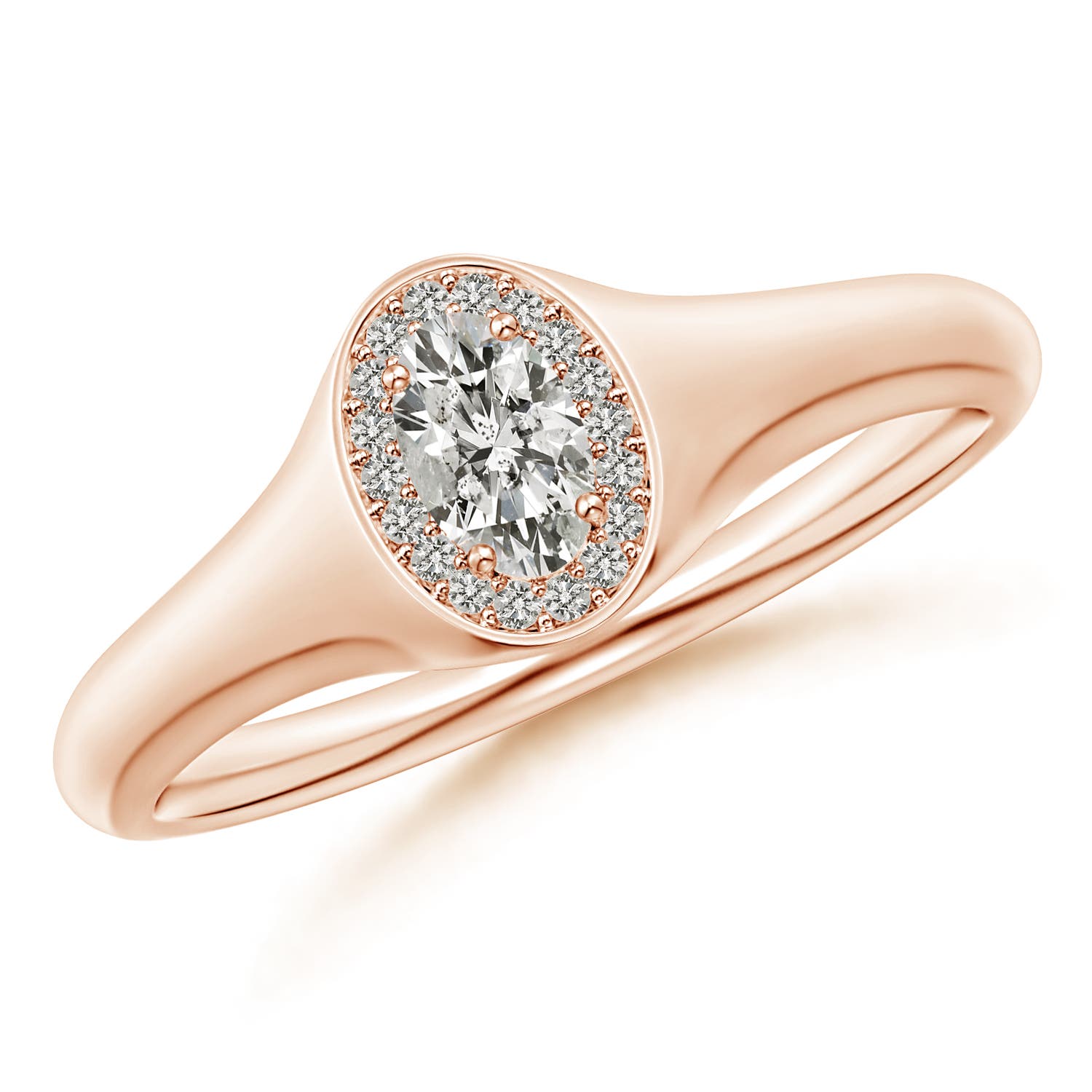 K, I3 / 0.26 CT / 14 KT Rose Gold