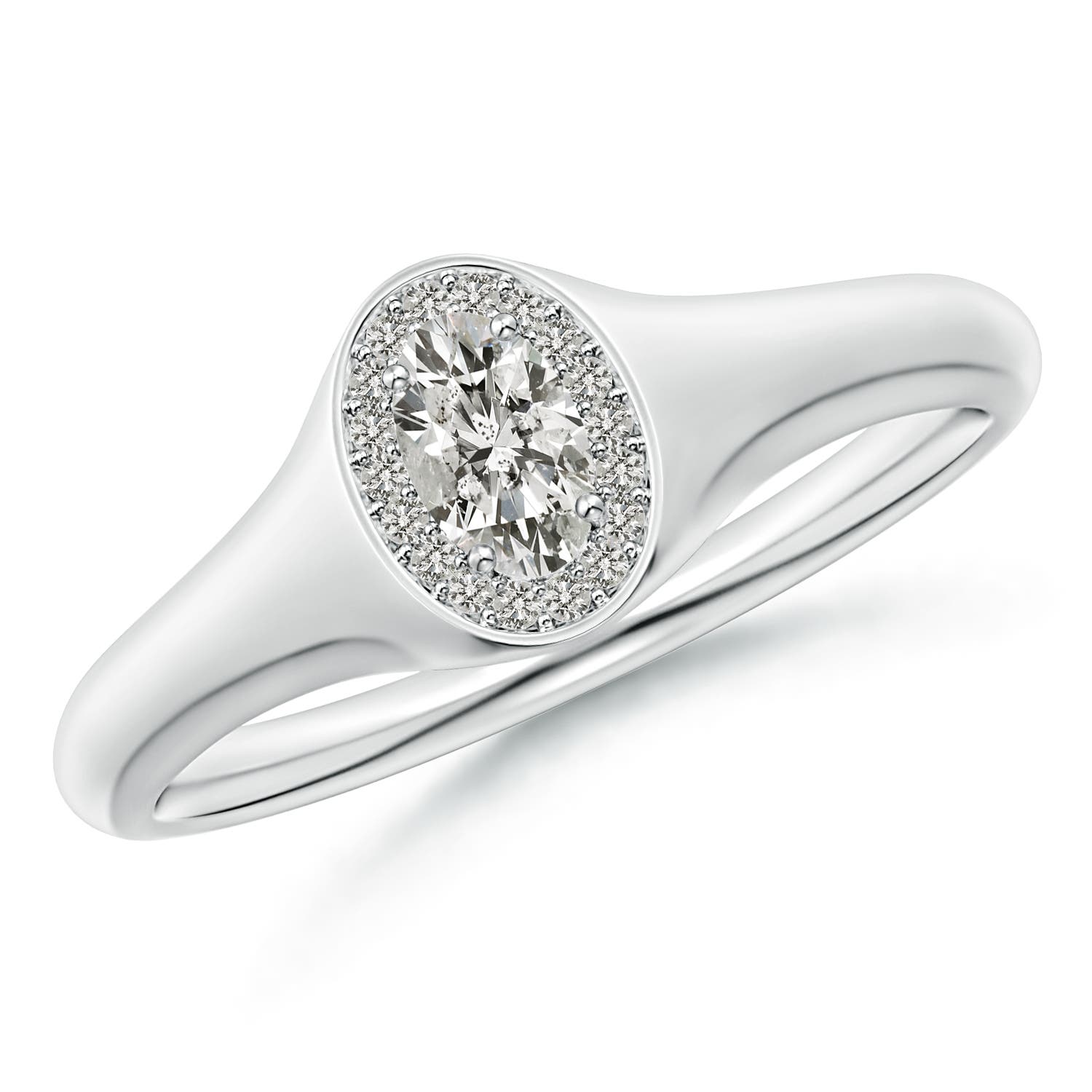 K, I3 / 0.26 CT / 14 KT White Gold