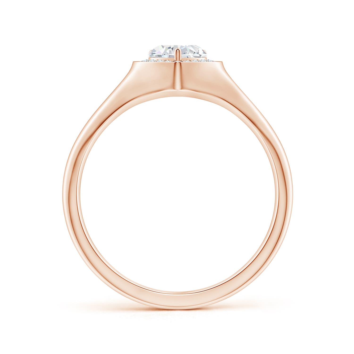 G, VS2 / 0.55 CT / 14 KT Rose Gold