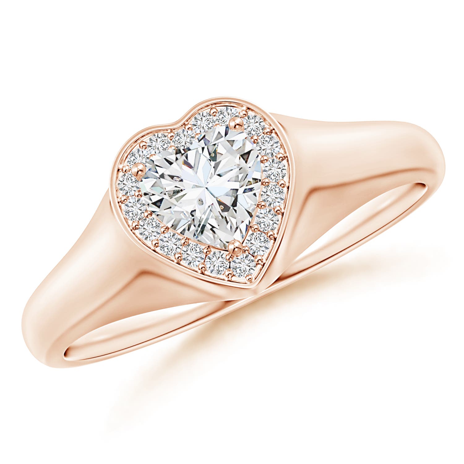 H, SI2 / 0.55 CT / 14 KT Rose Gold