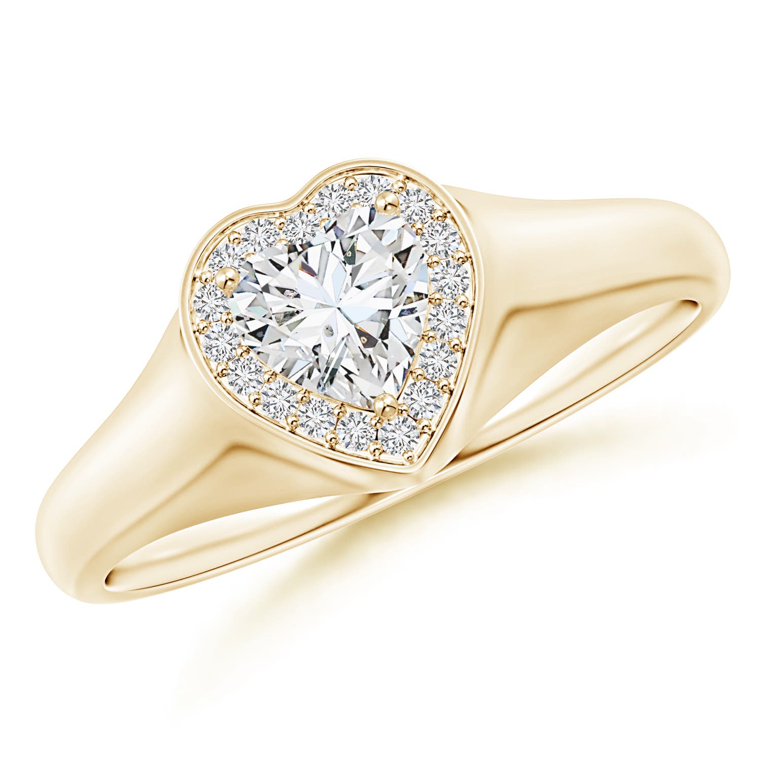 H, SI2 / 0.55 CT / 14 KT Yellow Gold