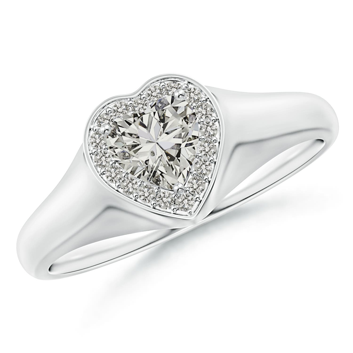 K, I3 / 0.55 CT / 14 KT White Gold