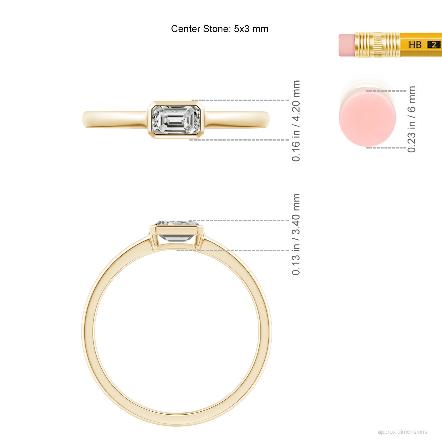 K, I3 / 0.32 CT / 14 KT Yellow Gold