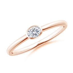 Oval Lab Grown Diamond Solitaire Rings