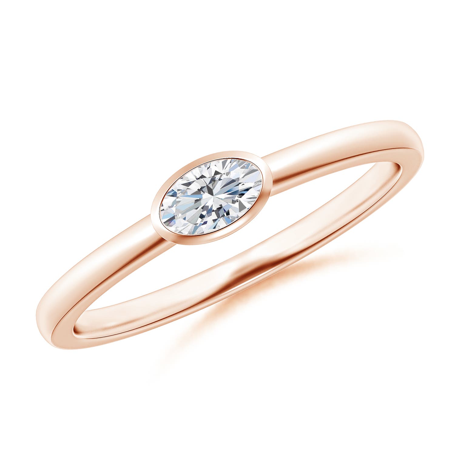 F-G, VS / 0.21 CT / 14 KT Rose Gold