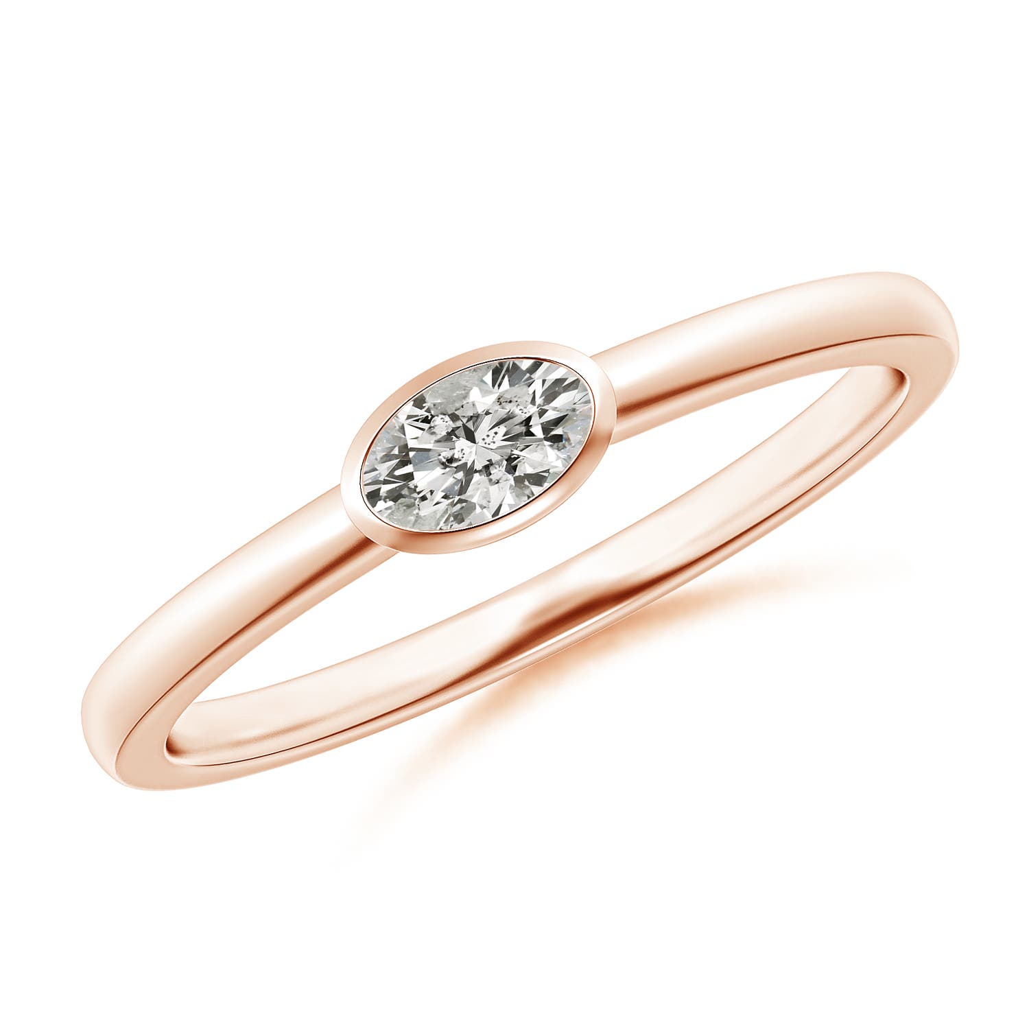 K, I3 / 0.21 CT / 14 KT Rose Gold