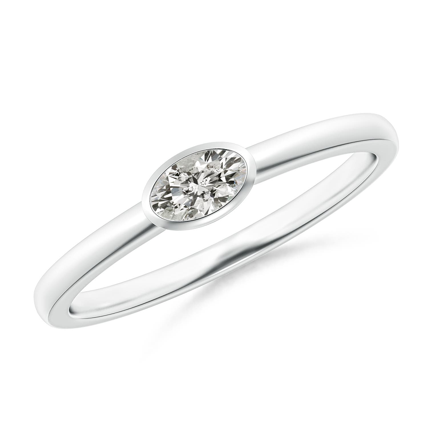 K, I3 / 0.21 CT / 14 KT White Gold