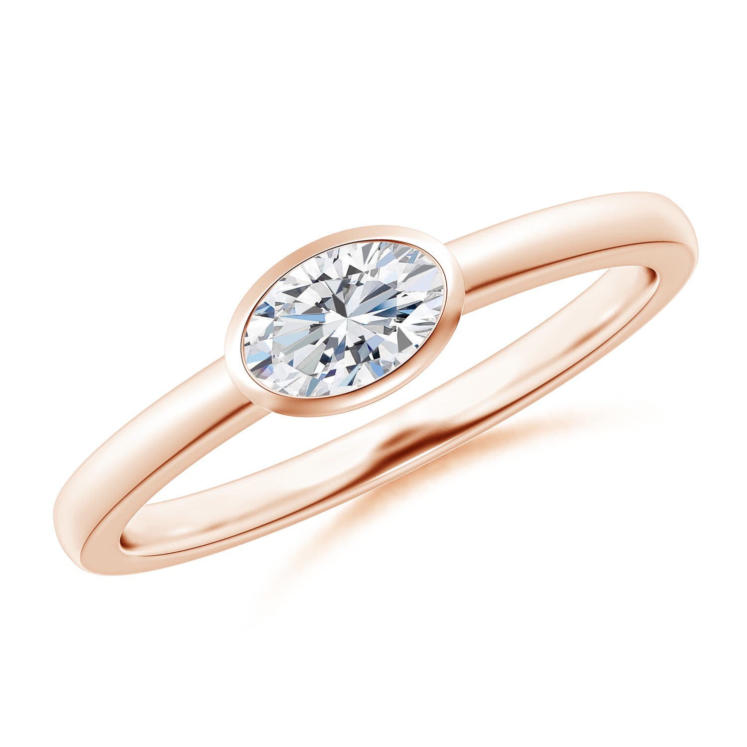 F-G, VS / 0.43 CT / 14 KT Rose Gold