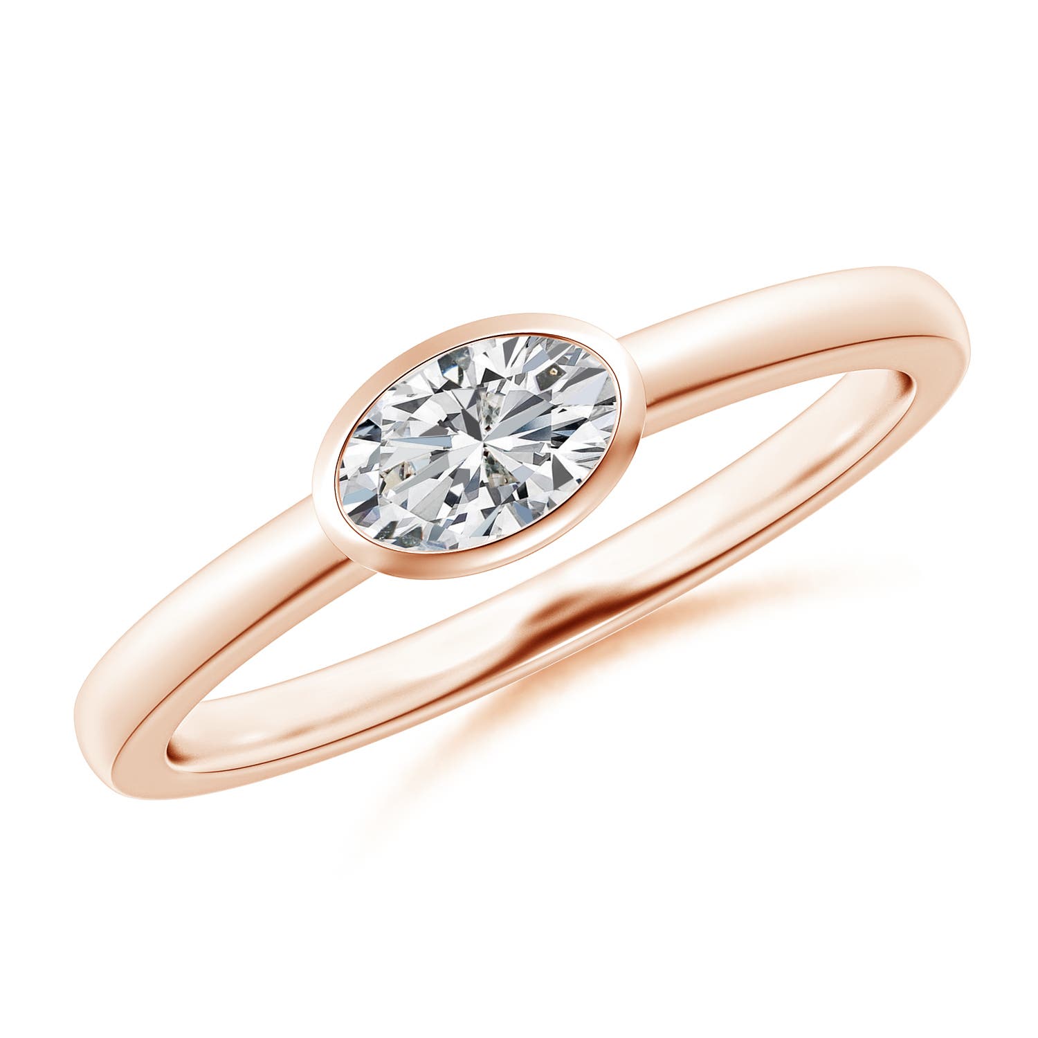 H, SI2 / 0.43 CT / 14 KT Rose Gold