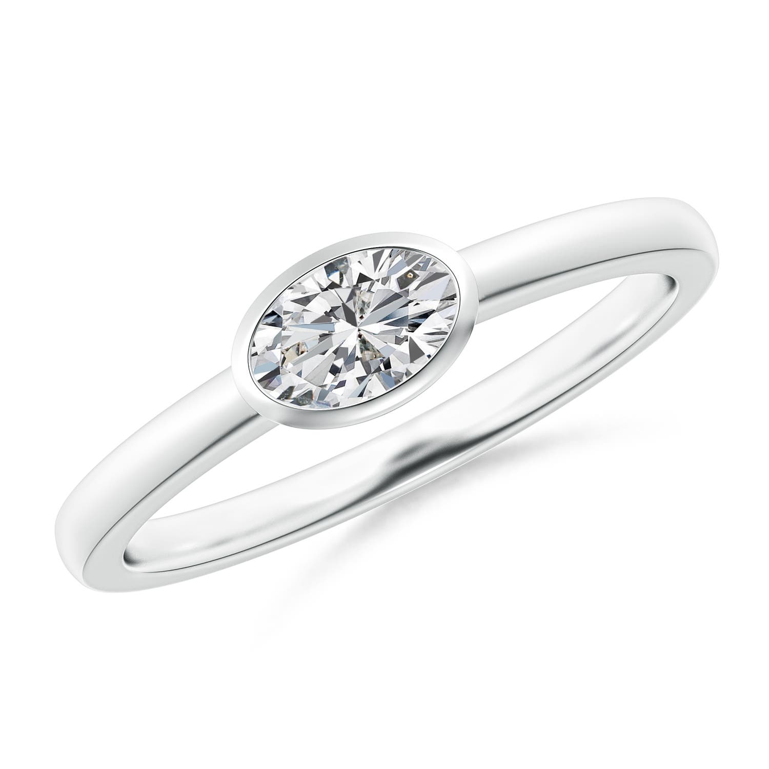 H, SI2 / 0.43 CT / 14 KT White Gold