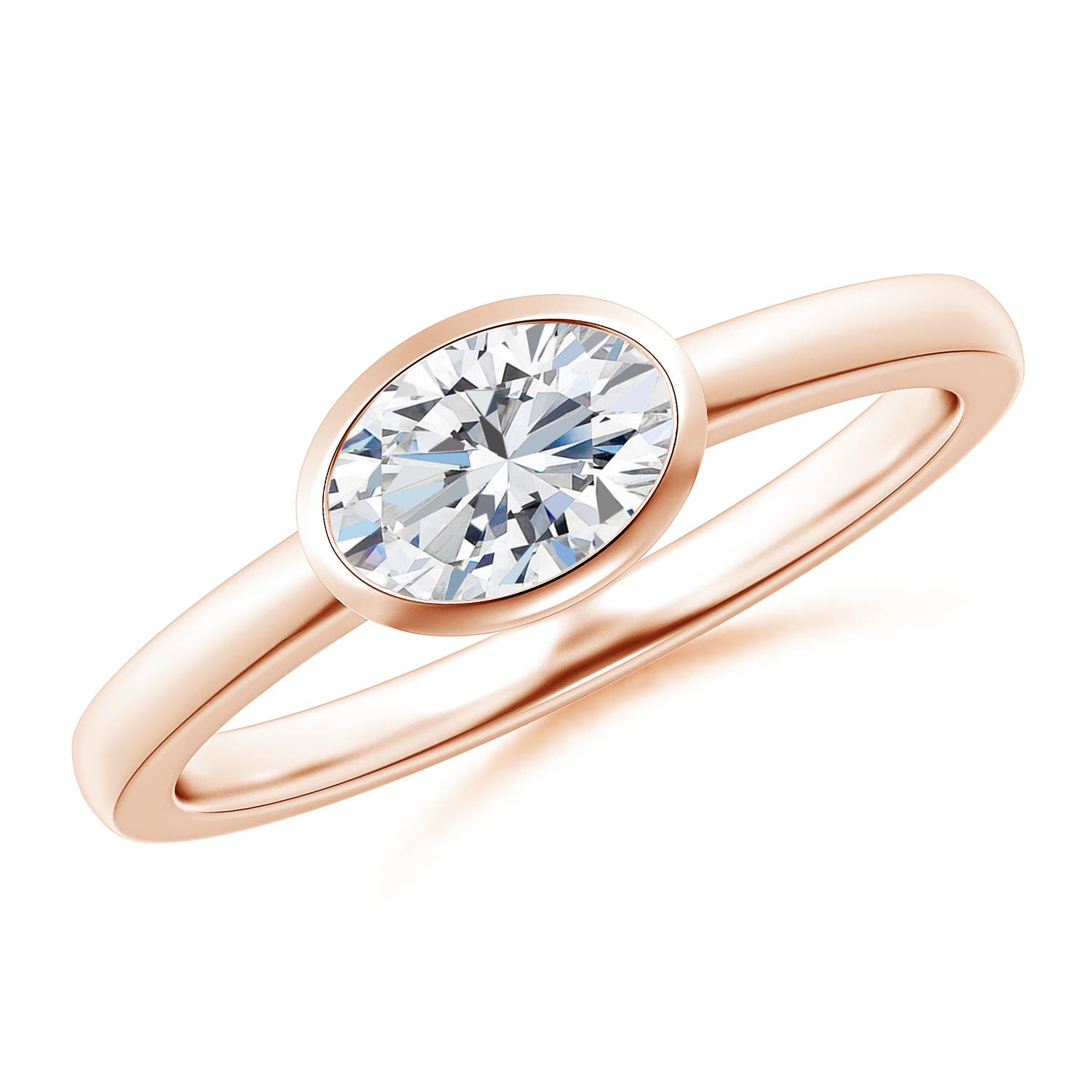 F-G, VS / 0.65 CT / 14 KT Rose Gold