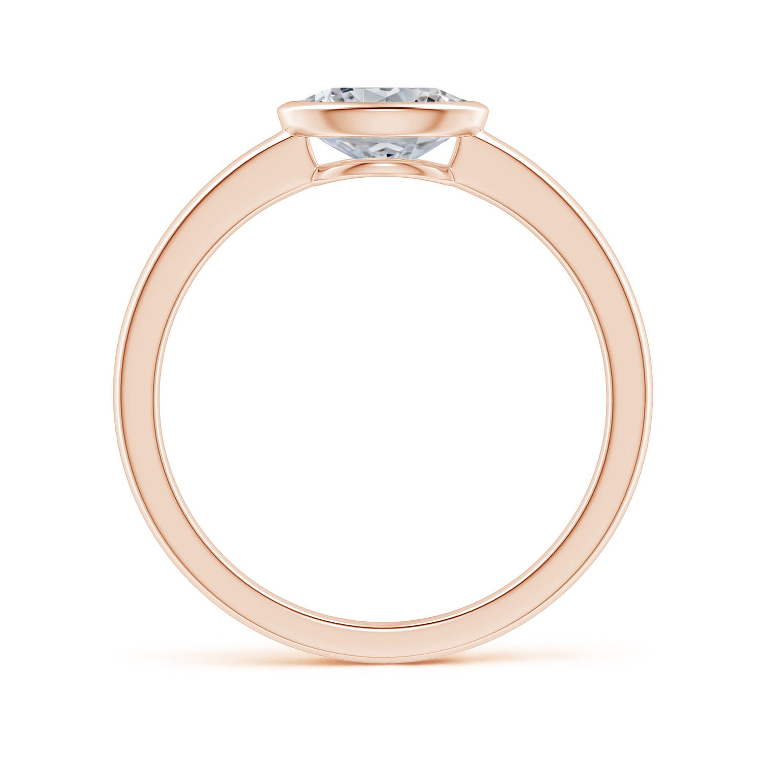 H, SI2 / 0.76 CT / 14 KT Rose Gold