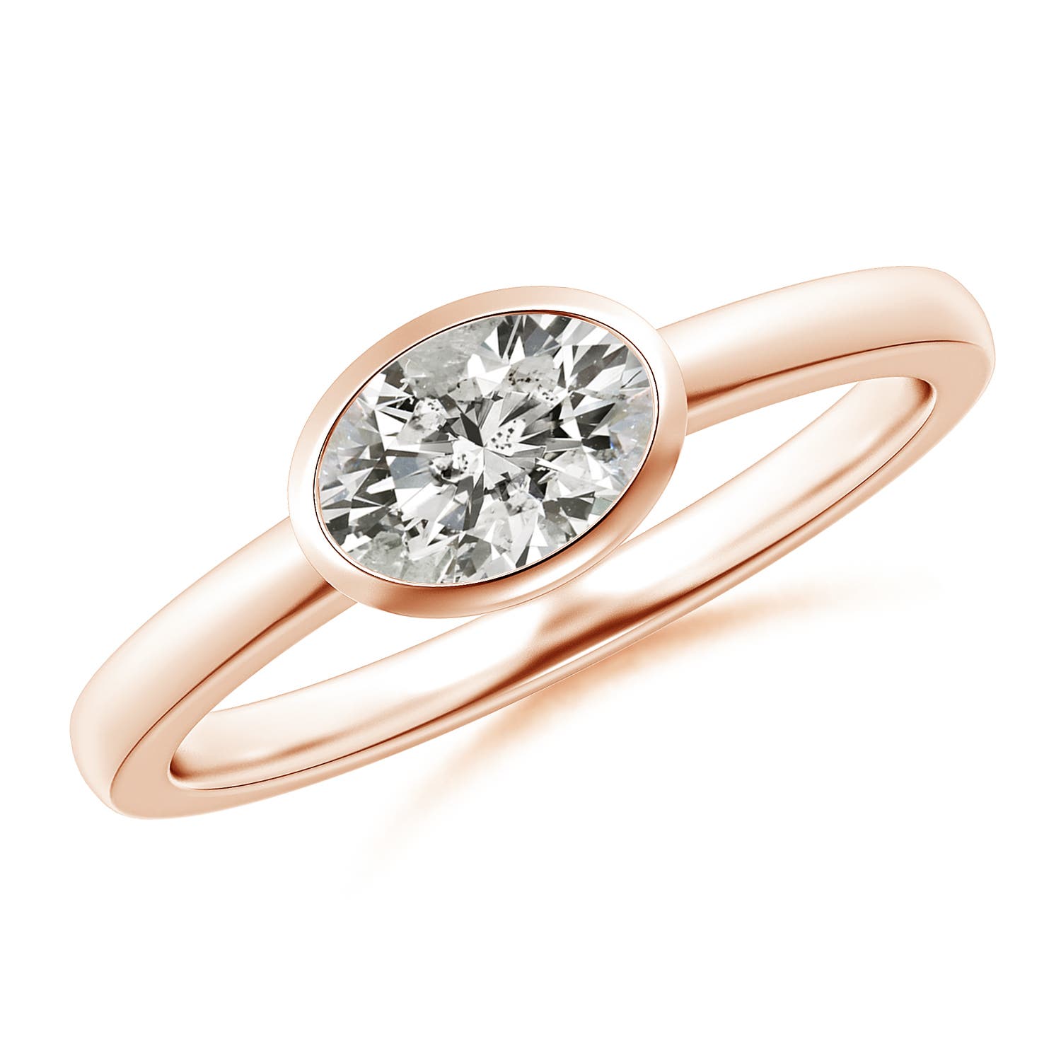 K, I3 / 0.76 CT / 14 KT Rose Gold