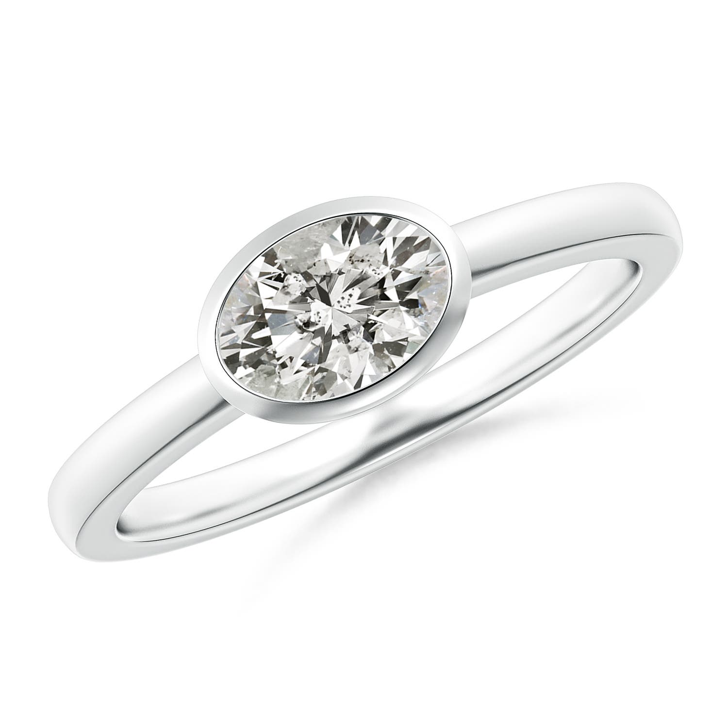 K, I3 / 0.76 CT / 14 KT White Gold