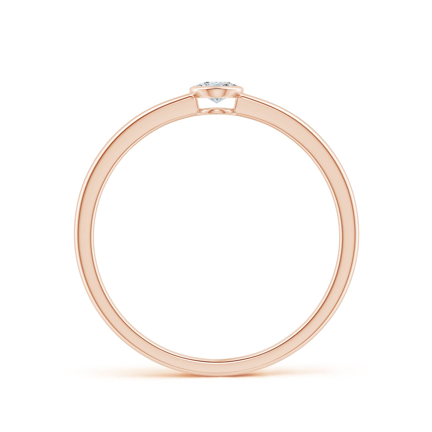 G, VS2 / 0.12 CT / 14 KT Rose Gold