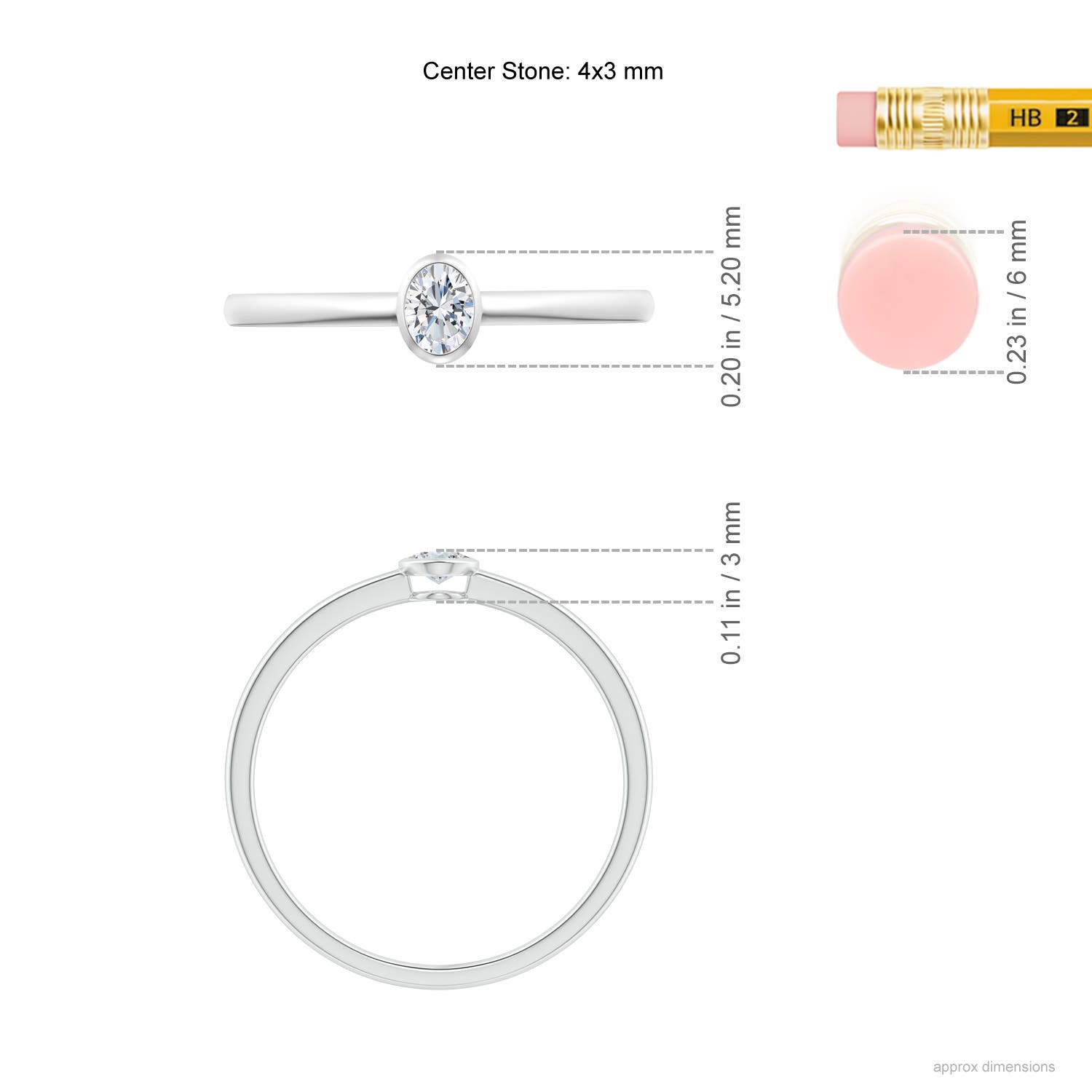 G, VS2 / 0.12 CT / 14 KT White Gold