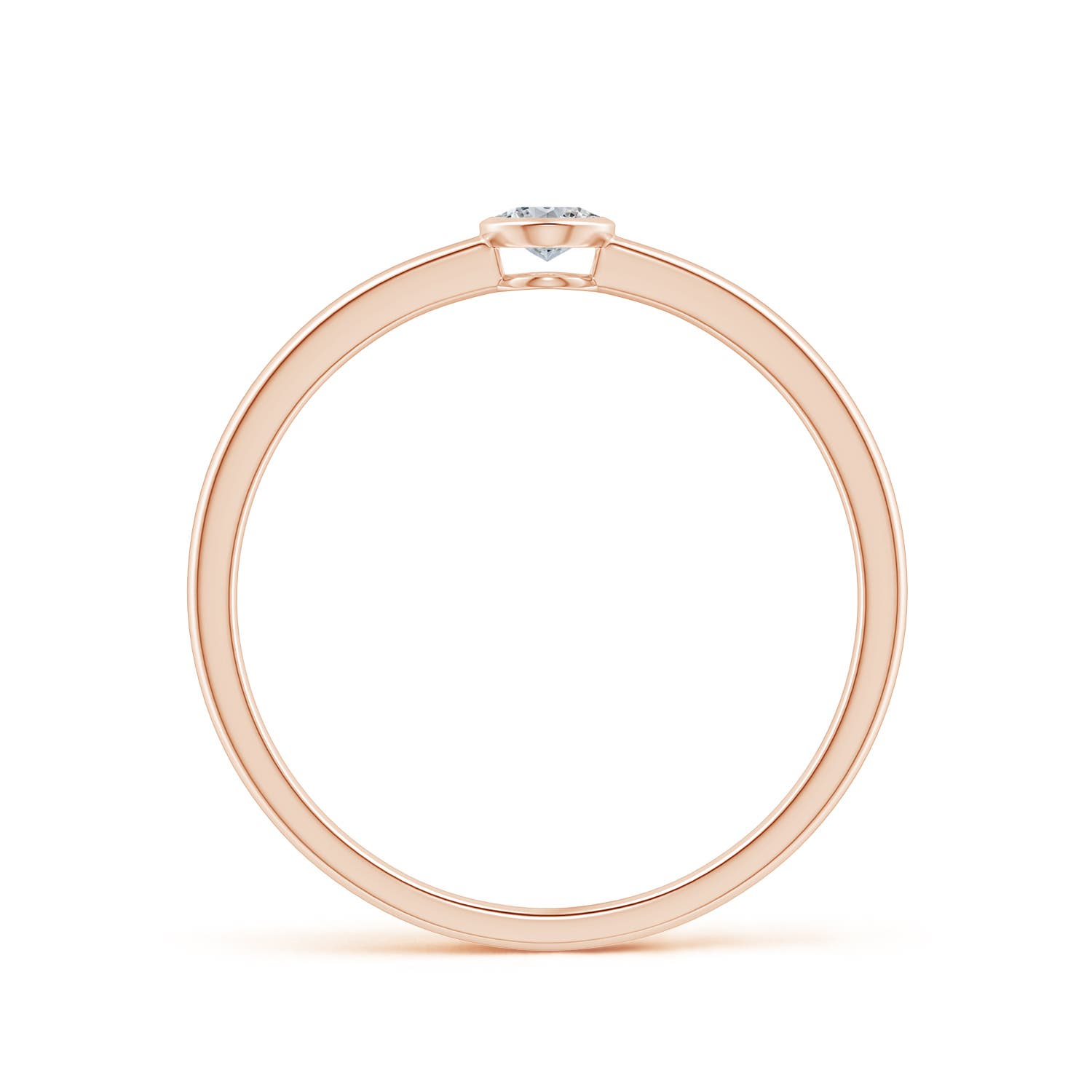 H, SI2 / 0.12 CT / 14 KT Rose Gold