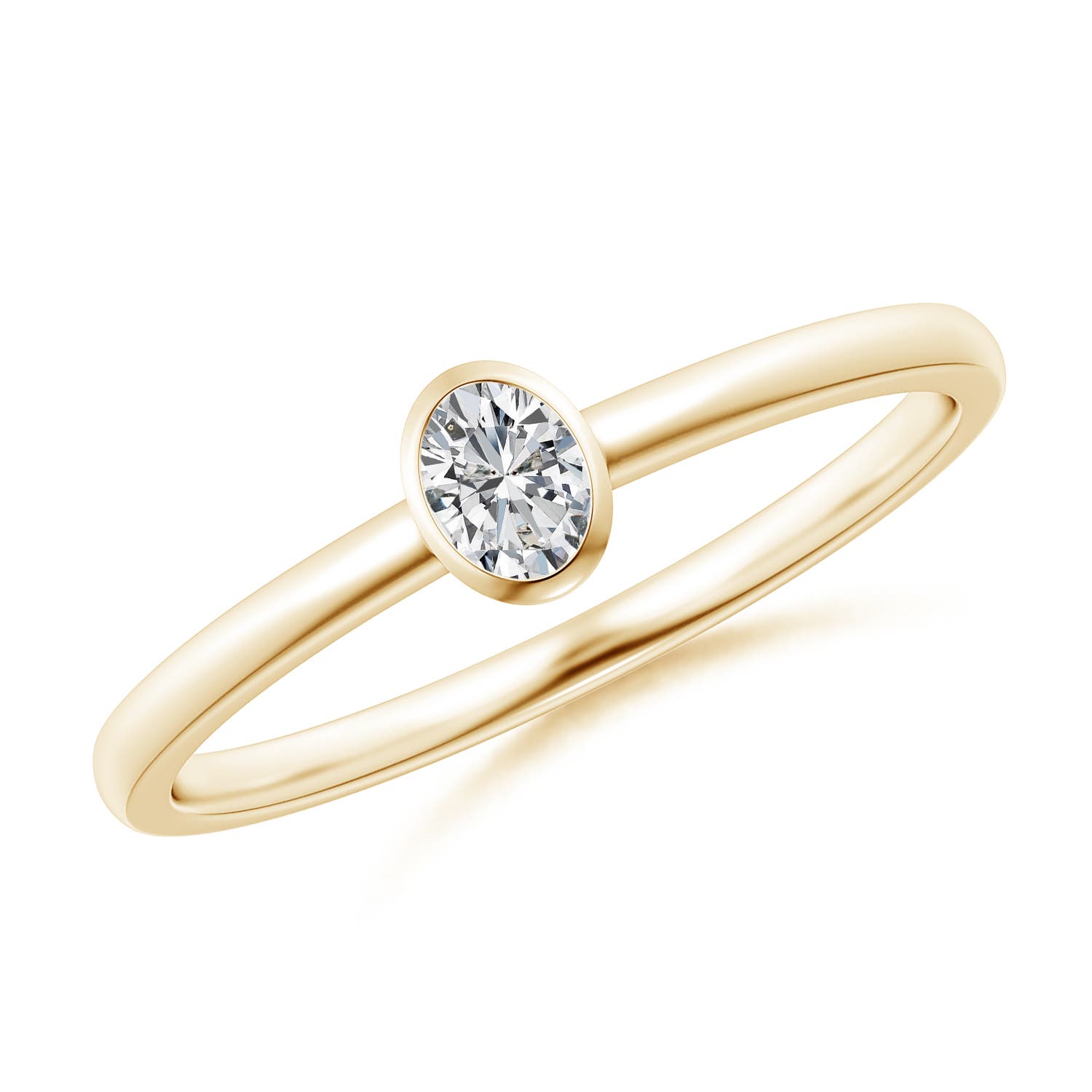 H, SI2 / 0.12 CT / 14 KT Yellow Gold