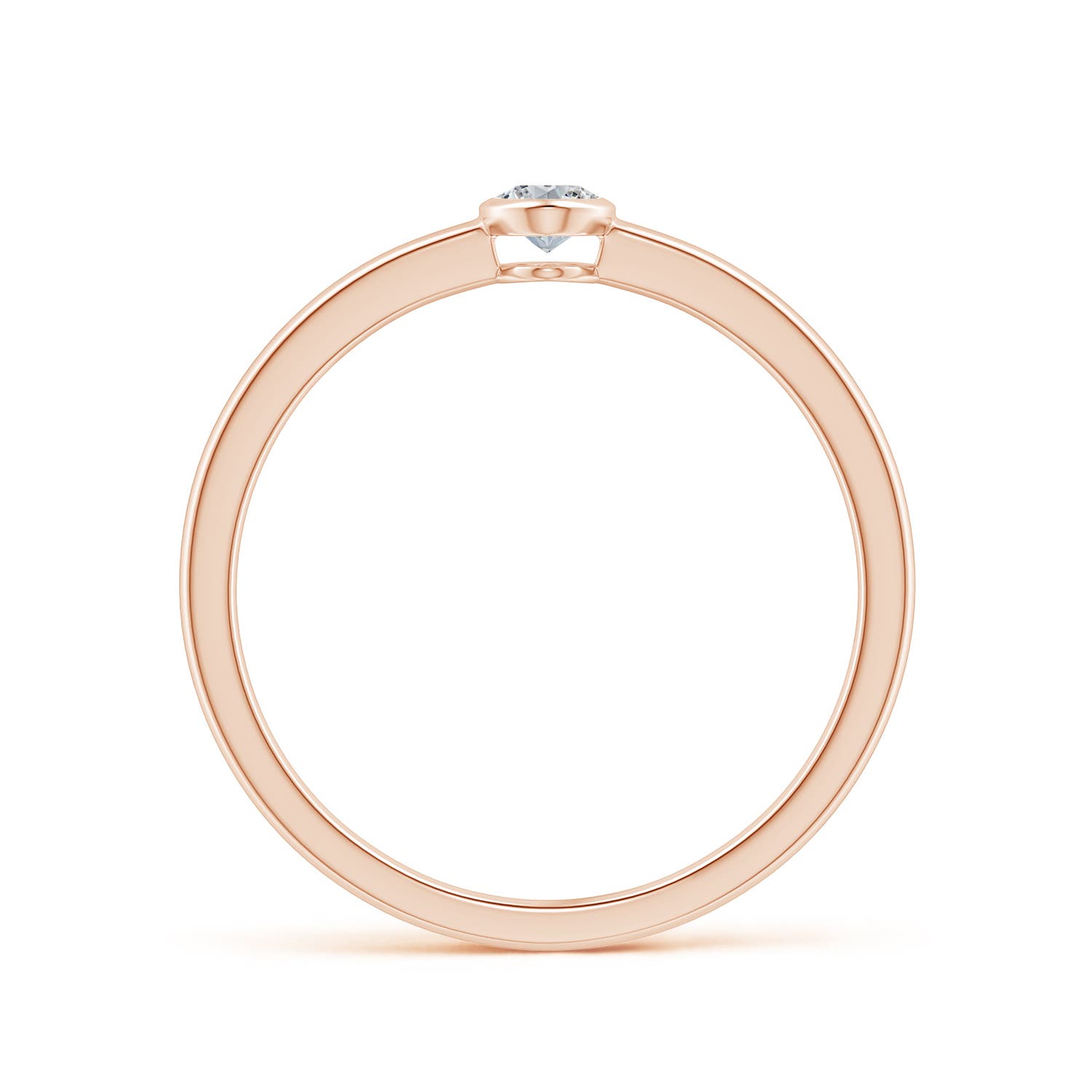 H, SI2 / 0.21 CT / 14 KT Rose Gold