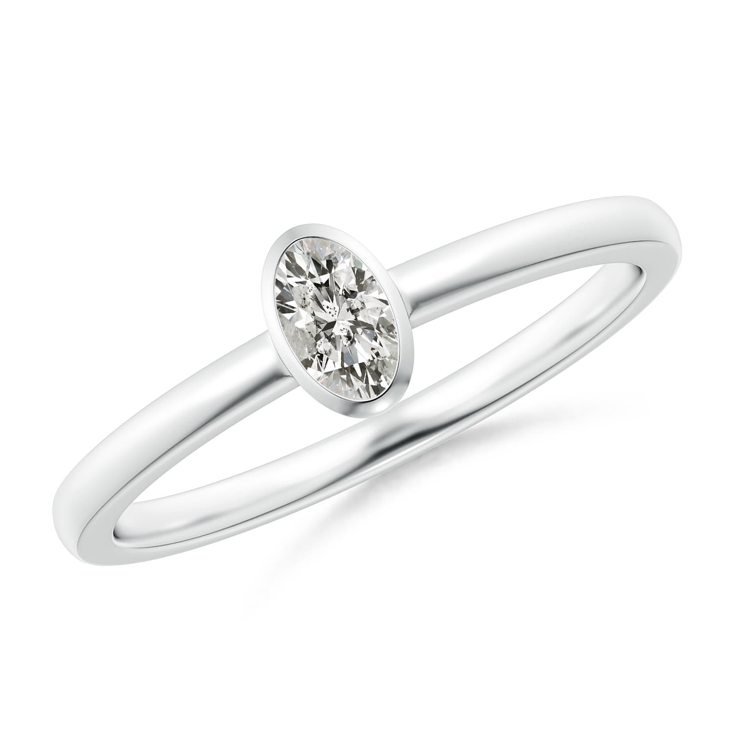 K, I3 / 0.21 CT / 14 KT White Gold