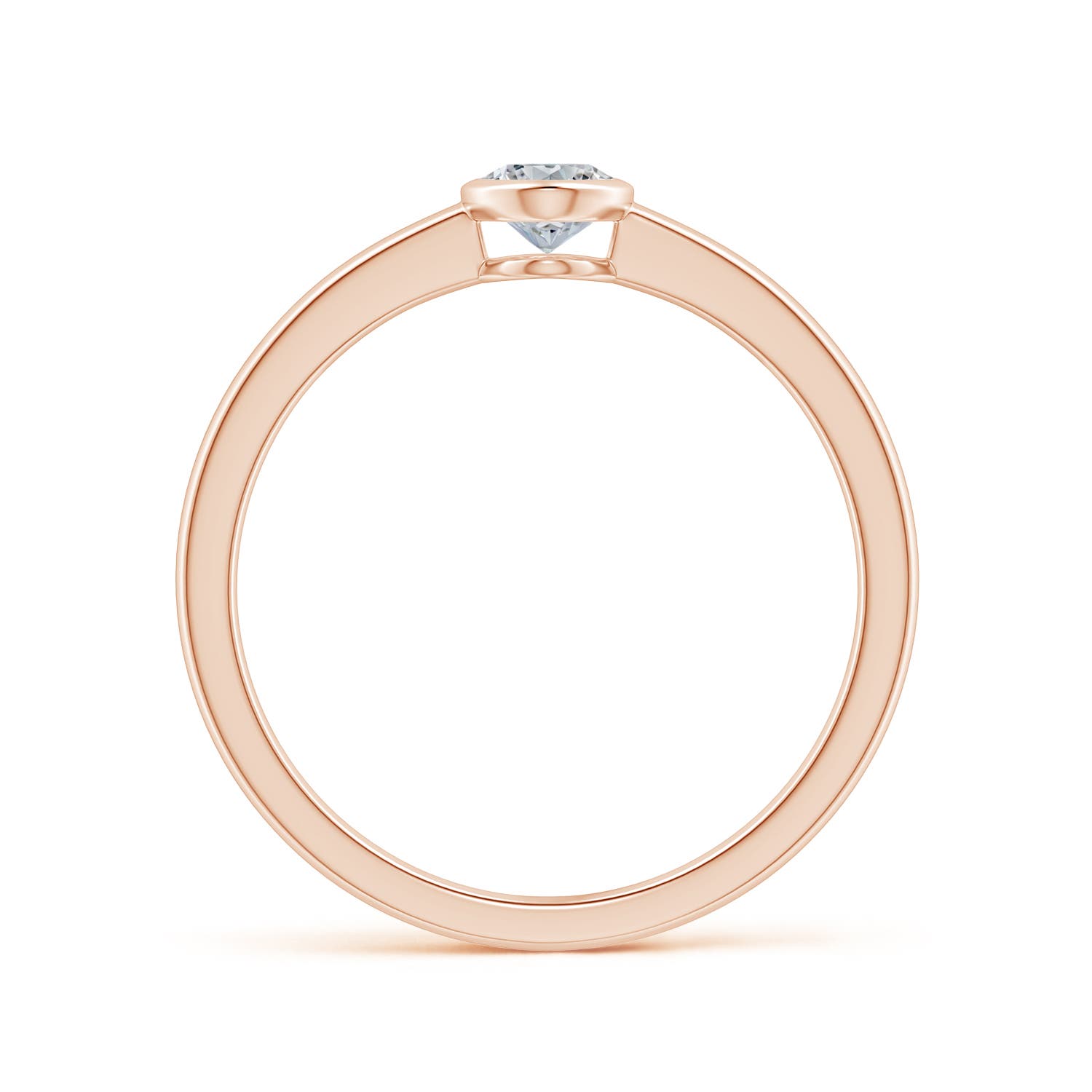 H, SI2 / 0.43 CT / 14 KT Rose Gold