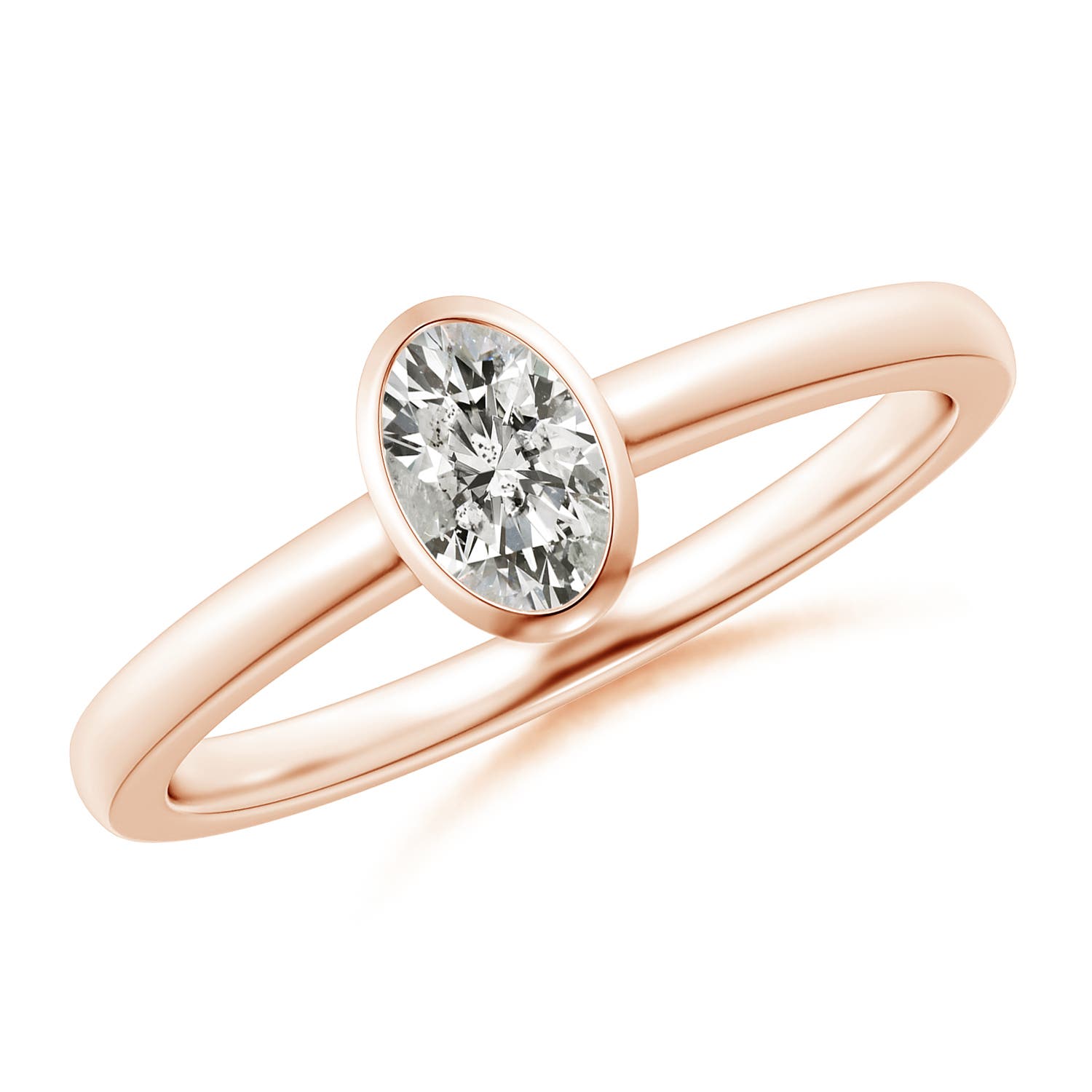 K, I3 / 0.43 CT / 14 KT Rose Gold