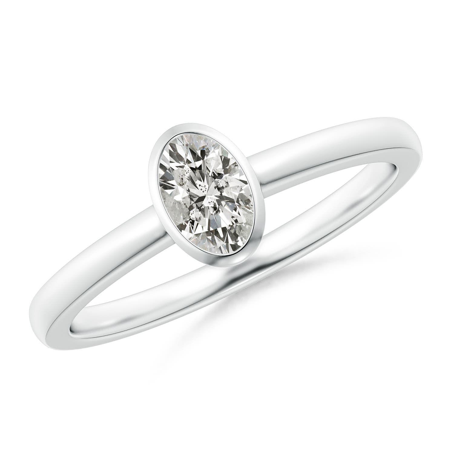 K, I3 / 0.43 CT / 14 KT White Gold