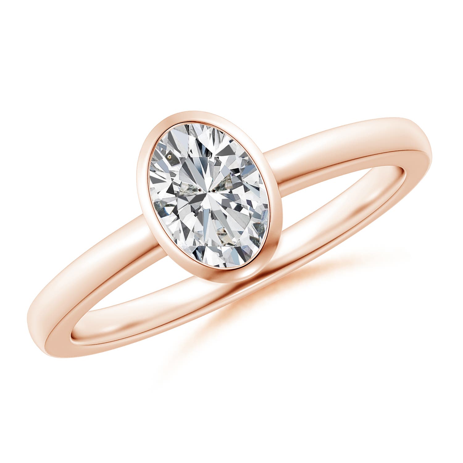 H, SI2 / 0.76 CT / 14 KT Rose Gold